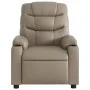 Reclining massage armchair in synthetic leather, cappuccino color. by , Armchairs - Ref: Foro24-374146, Price: 226,67 €, Disc...