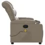 Reclining massage armchair in synthetic leather, cappuccino color. by , Armchairs - Ref: Foro24-374146, Price: 226,67 €, Disc...