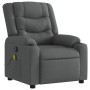 Dark gray fabric reclining massage chair by , Armchairs - Ref: Foro24-374131, Price: 340,65 €, Discount: %