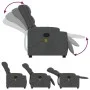Liegemassagesessel aus dunkelgrauem Stoff von , Sessel - Ref: Foro24-374131, Preis: 339,78 €, Rabatt: %