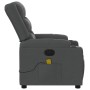 Dark gray fabric reclining massage chair by , Armchairs - Ref: Foro24-374131, Price: 340,65 €, Discount: %