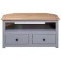 Eck-TV-Schrank aus Kiefernholz im Panama-Stil, grau, 93 x 49 x 49 cm von vidaXL, TV-Möbel - Ref: Foro24-282686, Preis: 132,45...