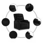 Sessel aus schwarzem Kunstleder von , Sessel - Ref: Foro24-374119, Preis: 242,87 €, Rabatt: %