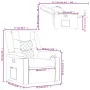 Sessel aus schwarzem Kunstleder von , Sessel - Ref: Foro24-374119, Preis: 242,87 €, Rabatt: %