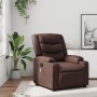Brauner Liege-Massagesessel aus Kunstleder von , Sessel - Ref: Foro24-374125, Preis: 236,16 €, Rabatt: %
