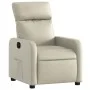 Relaxsessel aus cremefarbenem Kunstleder von , Sessel - Ref: Foro24-374184, Preis: 187,20 €, Rabatt: %