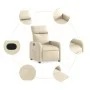 Relaxsessel aus cremefarbenem Stoff von , Sessel - Ref: Foro24-374173, Preis: 214,10 €, Rabatt: %
