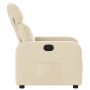 Cream fabric recliner. by , Armchairs - Ref: Foro24-374173, Price: 217,63 €, Discount: %