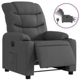 Dark gray fabric electric recliner. by , Armchairs - Ref: Foro24-3206628, Price: 269,12 €, Discount: %