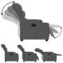Sillón reclinable eléctrico de tela gris oscuro de , Sillones - Ref: Foro24-3206628, Precio: 270,58 €, Descuento: %