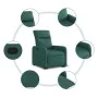 Sillón reclinable elevable tela verde oscuro de , Sillones - Ref: Foro24-3206705, Precio: 278,55 €, Descuento: %