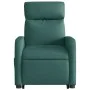 Sillón reclinable elevable tela verde oscuro de , Sillones - Ref: Foro24-3206705, Precio: 278,55 €, Descuento: %