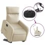 Cream-colored fabric reclining and lift chair by , Armchairs - Ref: Foro24-3206707, Price: 295,31 €, Discount: %
