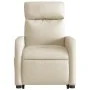 Cream-colored fabric reclining and lift chair by , Armchairs - Ref: Foro24-3206707, Price: 295,31 €, Discount: %