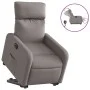 Sillón eléctrico reclinable elevable de tela gris taupe de , Sillones - Ref: Foro24-3206724, Precio: 296,46 €, Descuento: %