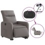 Electric reclining and lift fabric armchair in taupe gray. by , Armchairs - Ref: Foro24-3206724, Price: 285,96 €, Discount: %