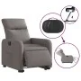 Sillón eléctrico reclinable elevable de tela gris taupe de , Sillones - Ref: Foro24-3206724, Precio: 296,46 €, Descuento: %