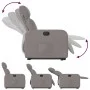 Sillón eléctrico reclinable elevable de tela gris taupe de , Sillones - Ref: Foro24-3206724, Precio: 296,46 €, Descuento: %