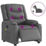 Elektrischer Liegemassagesessel Kunstleder grau von , Sessel - Ref: Foro24-3206550, Preis: 279,24 €, Rabatt: %