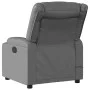 Sillón de masaje reclinable eléctrico cuero sintético gris de , Sillones - Ref: Foro24-3206550, Precio: 281,78 €, Descuento: %