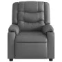 Sillón de masaje reclinable eléctrico cuero sintético gris de , Sillones - Ref: Foro24-3206550, Precio: 281,78 €, Descuento: %