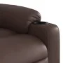 Sillón de masaje elevable eléctrico cuero sintético marrón de , Sillones - Ref: Foro24-3206565, Precio: 364,77 €, Descuento: %