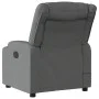 Sillón reclinable de masaje eléctrico tela gris oscuro de , Sillones - Ref: Foro24-3206571, Precio: 367,49 €, Descuento: %
