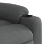 Sillón reclinable de masaje eléctrico tela gris oscuro de , Sillones - Ref: Foro24-3206571, Precio: 367,49 €, Descuento: %