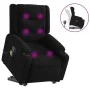 Sillón reclinable de masaje elevable tela negro de , Sillones - Ref: Foro24-3206578, Precio: 330,61 €, Descuento: %