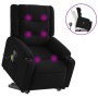 Sillón reclinable de masaje elevable tela negro de , Sillones - Ref: Foro24-3206578, Precio: 321,51 €, Descuento: %