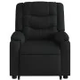 Sillón de masaje eléctrico reclinable elevable tela negro de , Sillones - Ref: Foro24-3206584, Precio: 384,59 €, Descuento: %