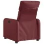 Electric reclining armchair in synthetic red wine leather by , Armchairs - Ref: Foro24-3206739, Price: 257,26 €, Discount: %