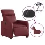 Electric reclining armchair in synthetic red wine leather by , Armchairs - Ref: Foro24-3206739, Price: 257,26 €, Discount: %