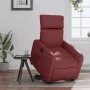 Sillón reclinable elevable cuero artificial rojo tinto de , Sillones - Ref: Foro24-3206753, Precio: 292,57 €, Descuento: %