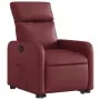 Reclining and lift chair in artificial red wine leather by , Armchairs - Ref: Foro24-3206753, Price: 292,57 €, Discount: %
