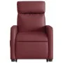 Reclining and lift chair in artificial red wine leather by , Armchairs - Ref: Foro24-3206753, Price: 292,57 €, Discount: %