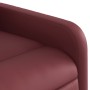 Sillón reclinable elevable cuero artificial rojo tinto de , Sillones - Ref: Foro24-3206753, Precio: 272,49 €, Descuento: %
