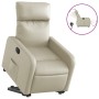 Cream Faux Leather Power Lift Recliner by , Armchairs - Ref: Foro24-3206764, Price: 297,22 €, Discount: %