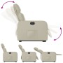 Cream Faux Leather Power Lift Recliner by , Armchairs - Ref: Foro24-3206764, Price: 297,22 €, Discount: %
