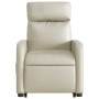 Cream Faux Leather Power Lift Recliner by , Armchairs - Ref: Foro24-3206764, Price: 297,22 €, Discount: %