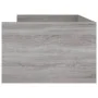Sonoma gray bed frame with drawers 75x190 cm by , Beds and slatted bases - Ref: Foro24-3207362, Price: 128,70 €, Discount: %