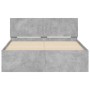Betongrauer Bettrahmen mit Kopfteil 120 x 200 cm von , Betten und Lattenroste - Ref: Foro24-3207493, Preis: 201,84 €, Rabatt: %