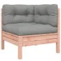 Eck-Gartensofa mit Kissen 2 Stück Douglasienholz von , Modulare Sofas für den Außenbereich - Ref: Foro24-838155, Preis: 184,5...