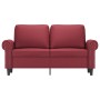 Two-seater red wine synthetic leather sofa, 120 cm by , Sofas - Ref: Foro24-359502, Price: 231,16 €, Discount: %