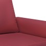 Two-seater red wine synthetic leather sofa, 120 cm by , Sofas - Ref: Foro24-359502, Price: 231,16 €, Discount: %