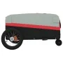 Fahrradanhänger aus schwarzem und rotem Eisen 30 kg von , Fahrradanhänger - Ref: Foro24-94055, Preis: 79,99 €, Rabatt: %