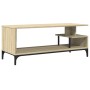 TV-Möbel aus Holzwerkstoff und Stahleiche 102x40x41 cm von , TV-Möbel - Ref: Foro24-842412, Preis: 49,97 €, Rabatt: %