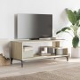 TV-Möbel aus Holzwerkstoff und Stahleiche 102x40x41 cm von , TV-Möbel - Ref: Foro24-842412, Preis: 49,97 €, Rabatt: %