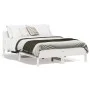 Estructura de cama con cabecero madera pino blanco 120x190 cm de , Camas y somieres - Ref: Foro24-842611, Precio: 125,20 €, D...