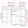 Loft bed with desk solid white pine wood 90x190 cm by , Beds and slatted bases - Ref: Foro24-842859, Price: 270,18 €, Discoun...